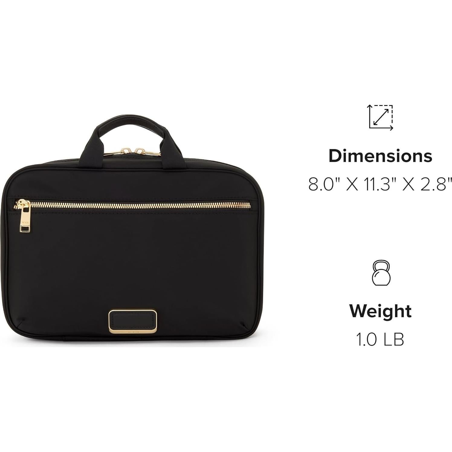 Bolsa Cosmética TUMI Madeline Negra 29x21cm para Mujeres