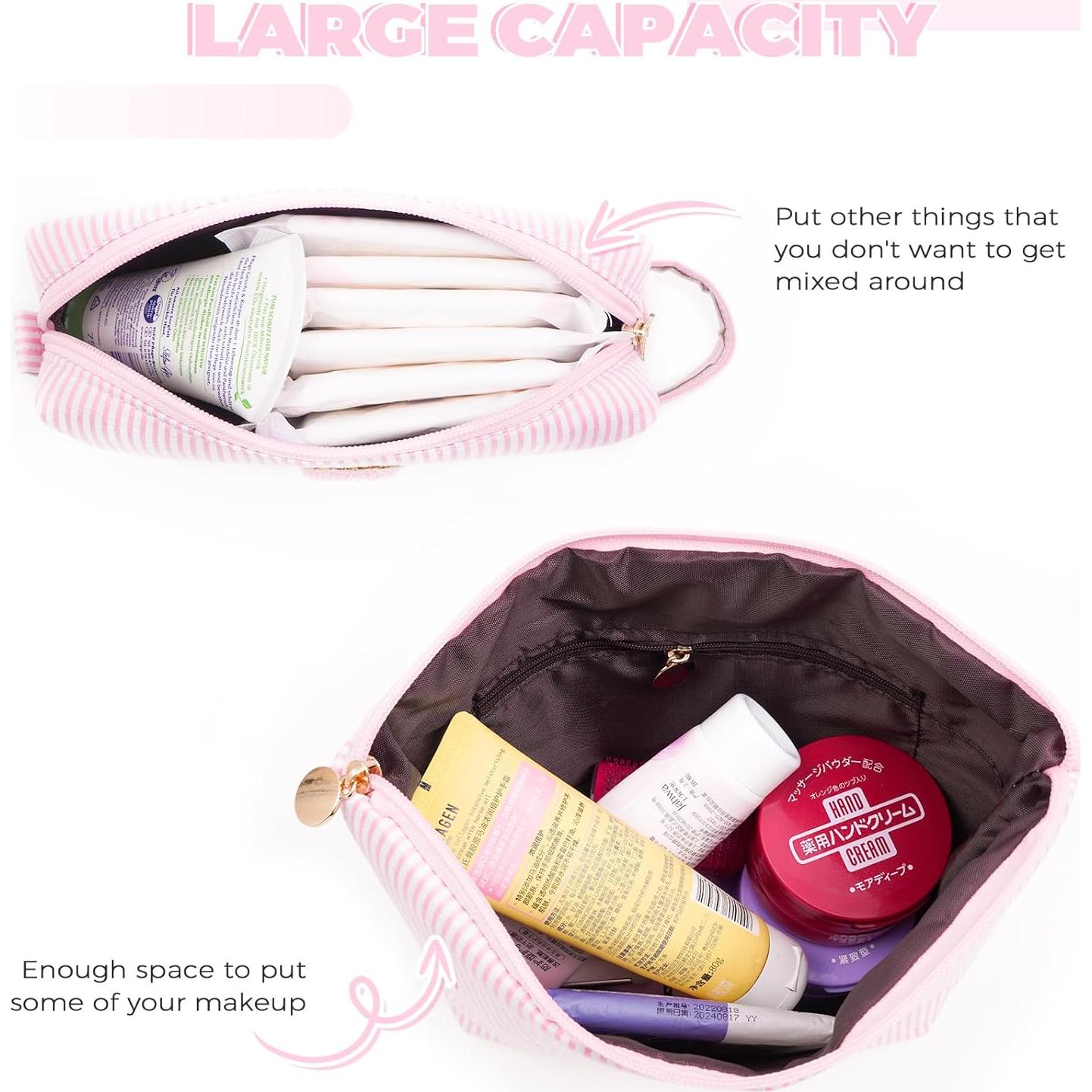 Conjunto de Bolsas de Maquillaje Personalizadas Btffitting Rosa