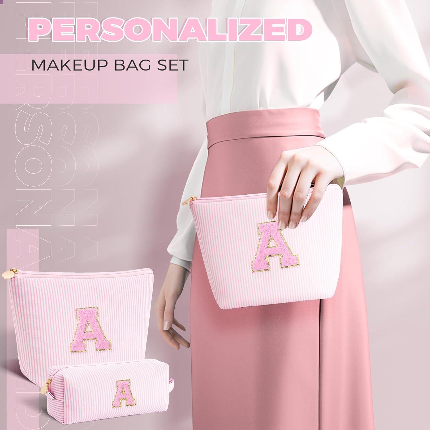 Conjunto de Bolsas de Maquillaje Personalizadas Btffitting Rosa