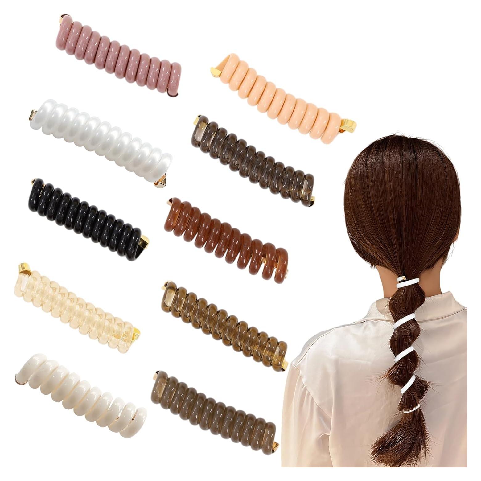 10 Gomas de Pelo Espirales KURTOPLLY Sin Daño para Mujeres