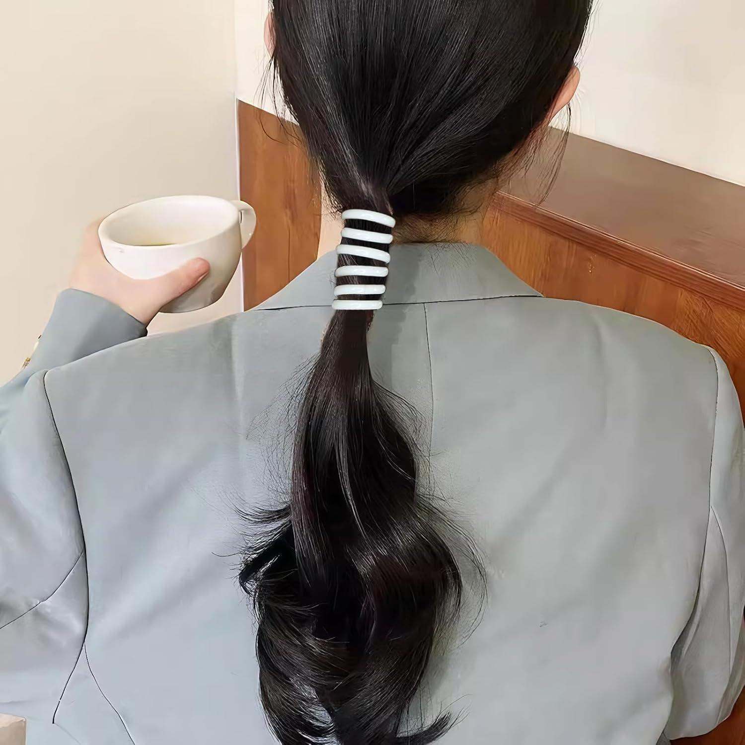 10 Gomas de Pelo Espirales KURTOPLLY Sin Daño para Mujeres