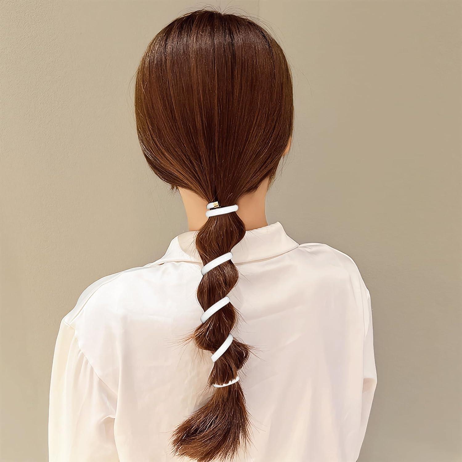 10 Gomas de Pelo Espirales KURTOPLLY Sin Daño para Mujeres