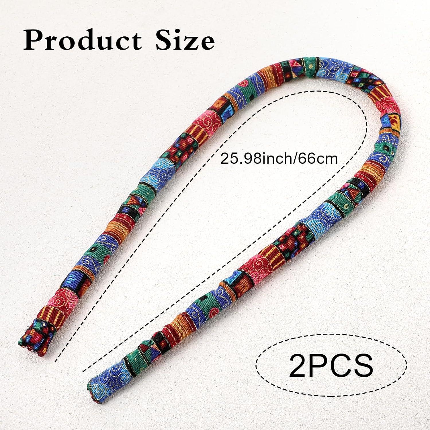 2 Cintas para Dreadlock Qianyu con Alambre - Accesorios de Cabello