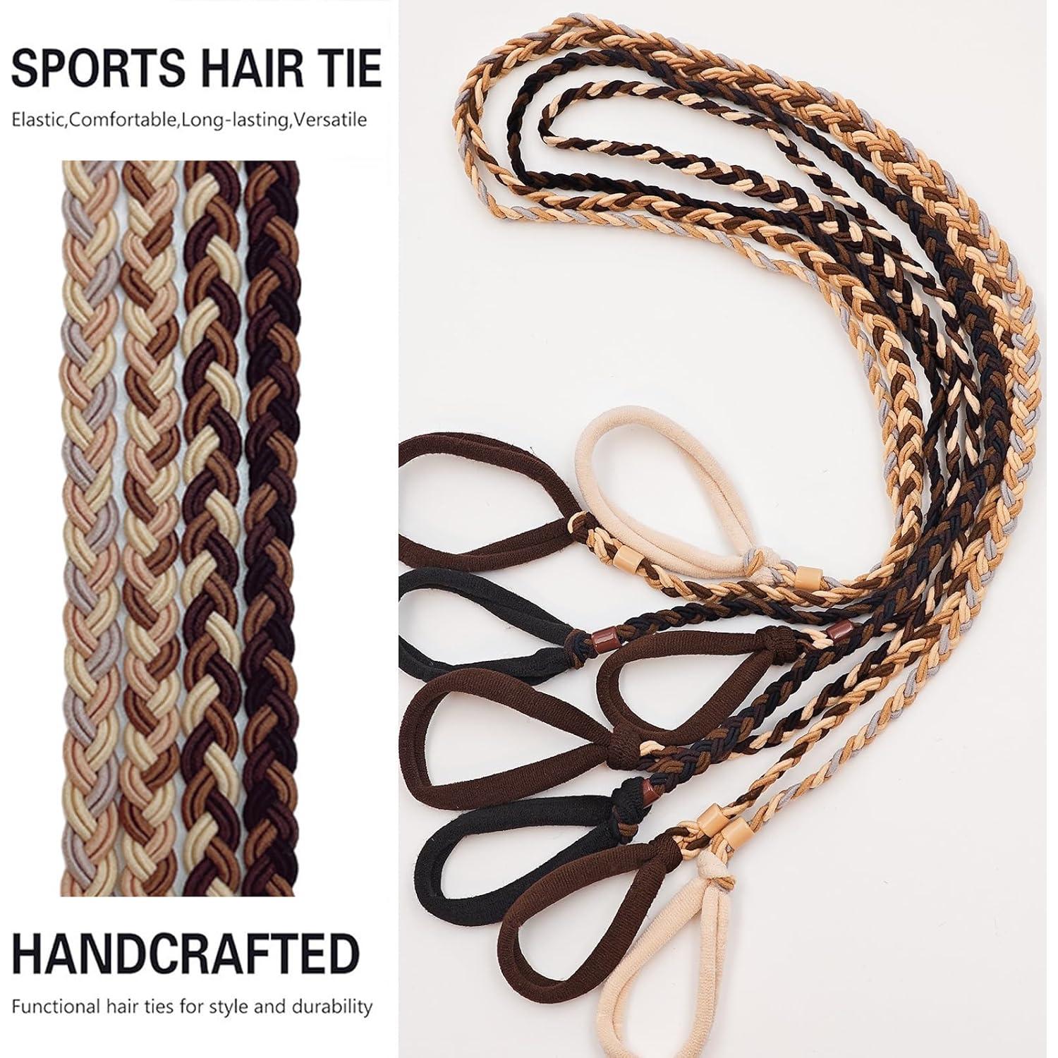 4 Sujetadores de Cabello Trenzados Starfa Lab - 63.5 cm