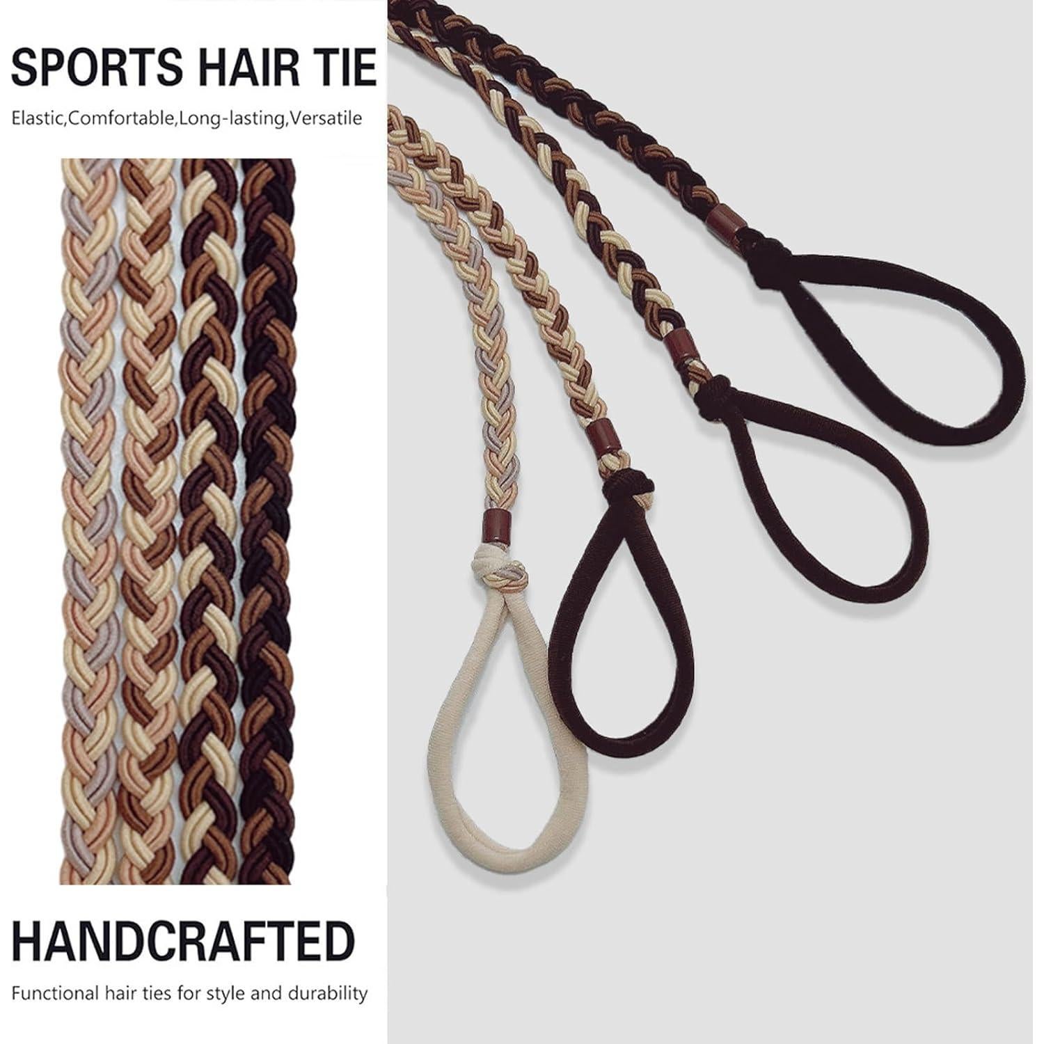 4 Sujetadores de Cabello Trenzados Starfa Lab - 63.5 cm