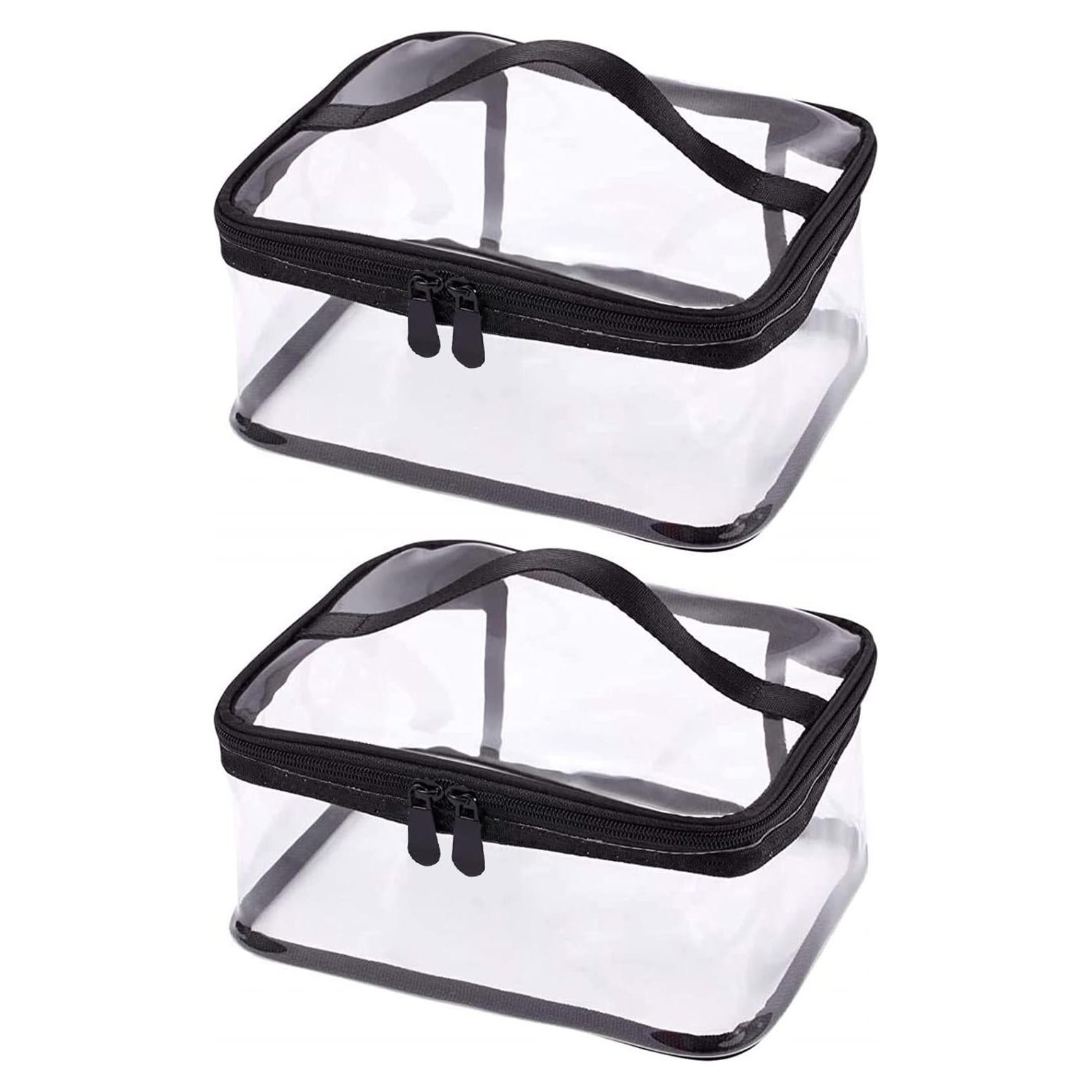 Bolsa de Maquillaje Transparente Louise Maelys - 2 Piezas