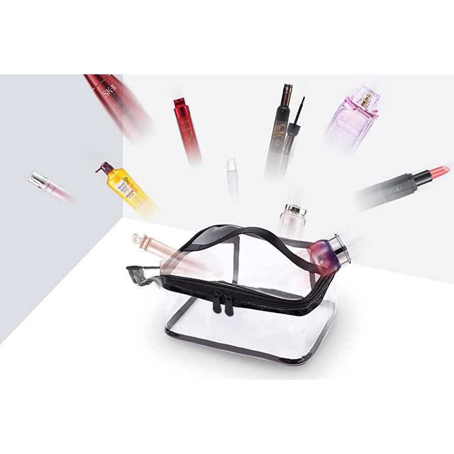 Bolsa de Maquillaje Transparente Louise Maelys - 2 Piezas