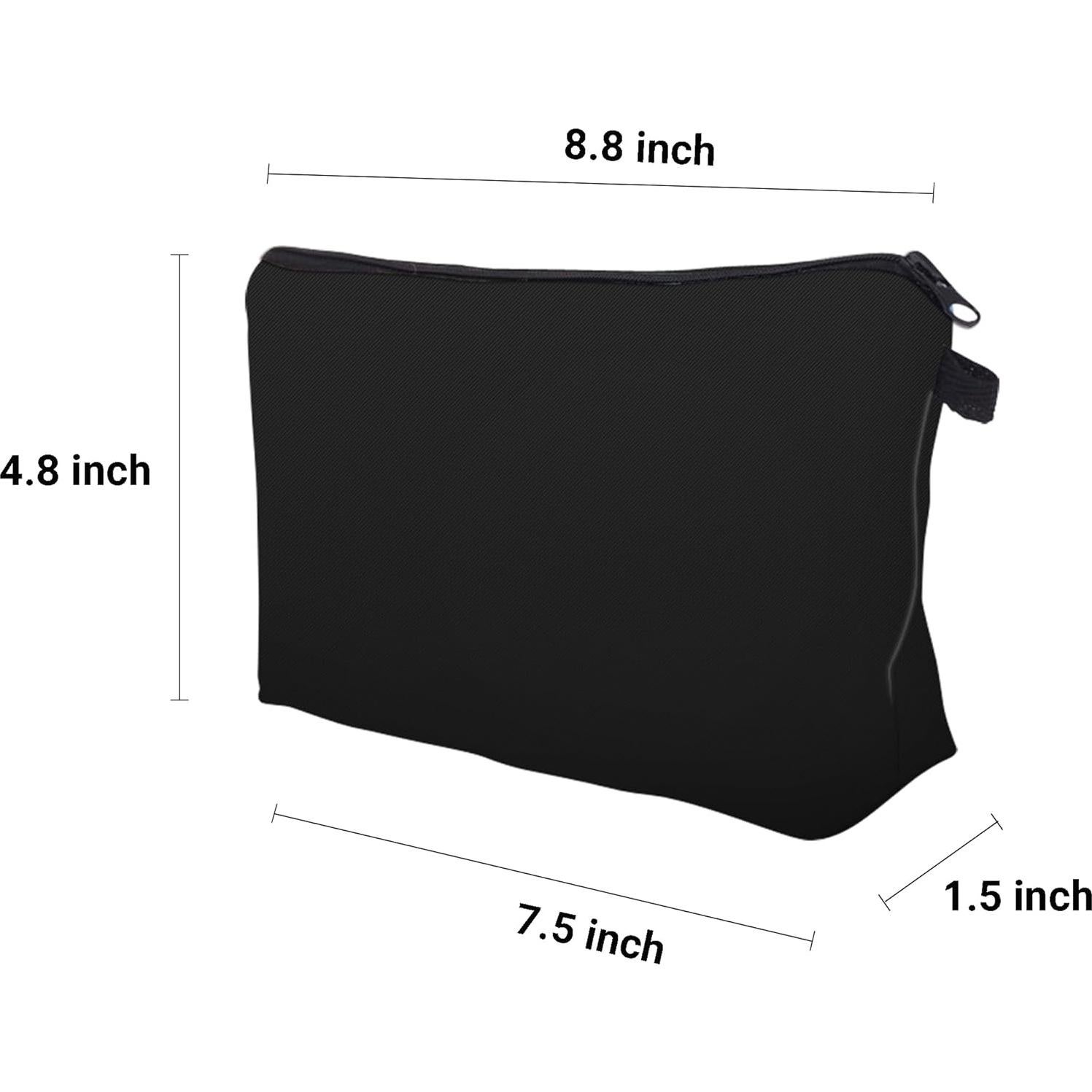 Bolsa de Maquillaje de Viaje Aiphamy Negra 19.1x12.2 cm