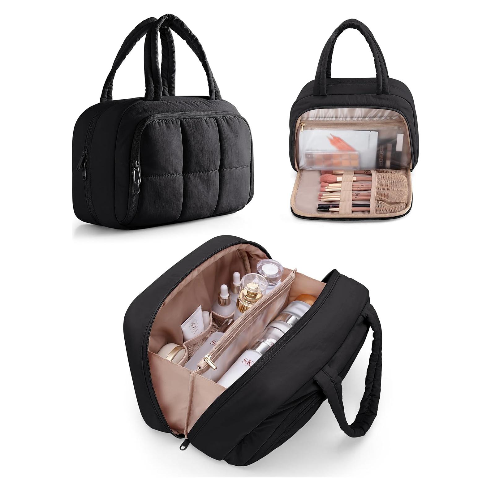 Bolsa de Aseo de Viaje Marscamd Negra con Gancho Colgante