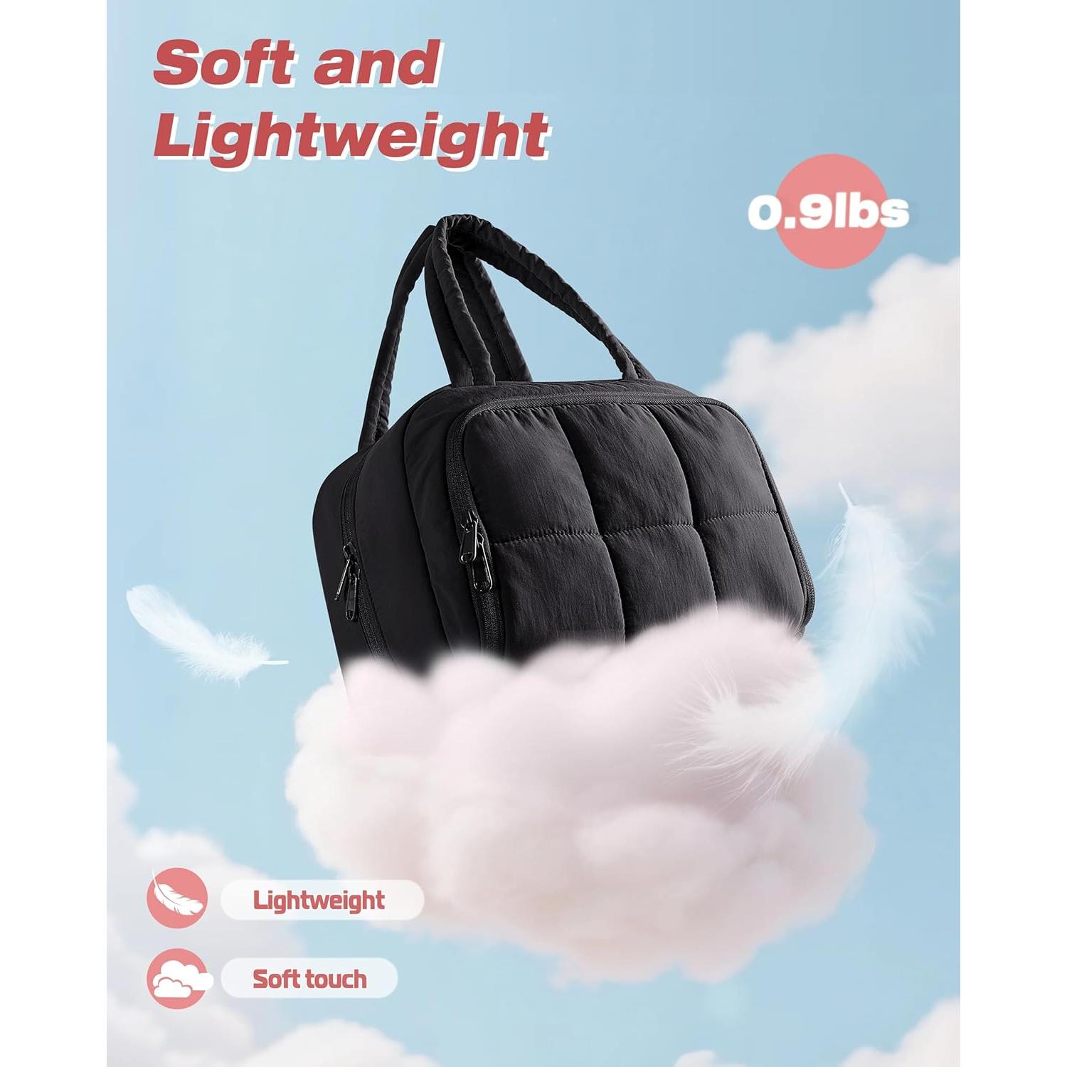 Bolsa de Aseo de Viaje Marscamd Negra con Gancho Colgante