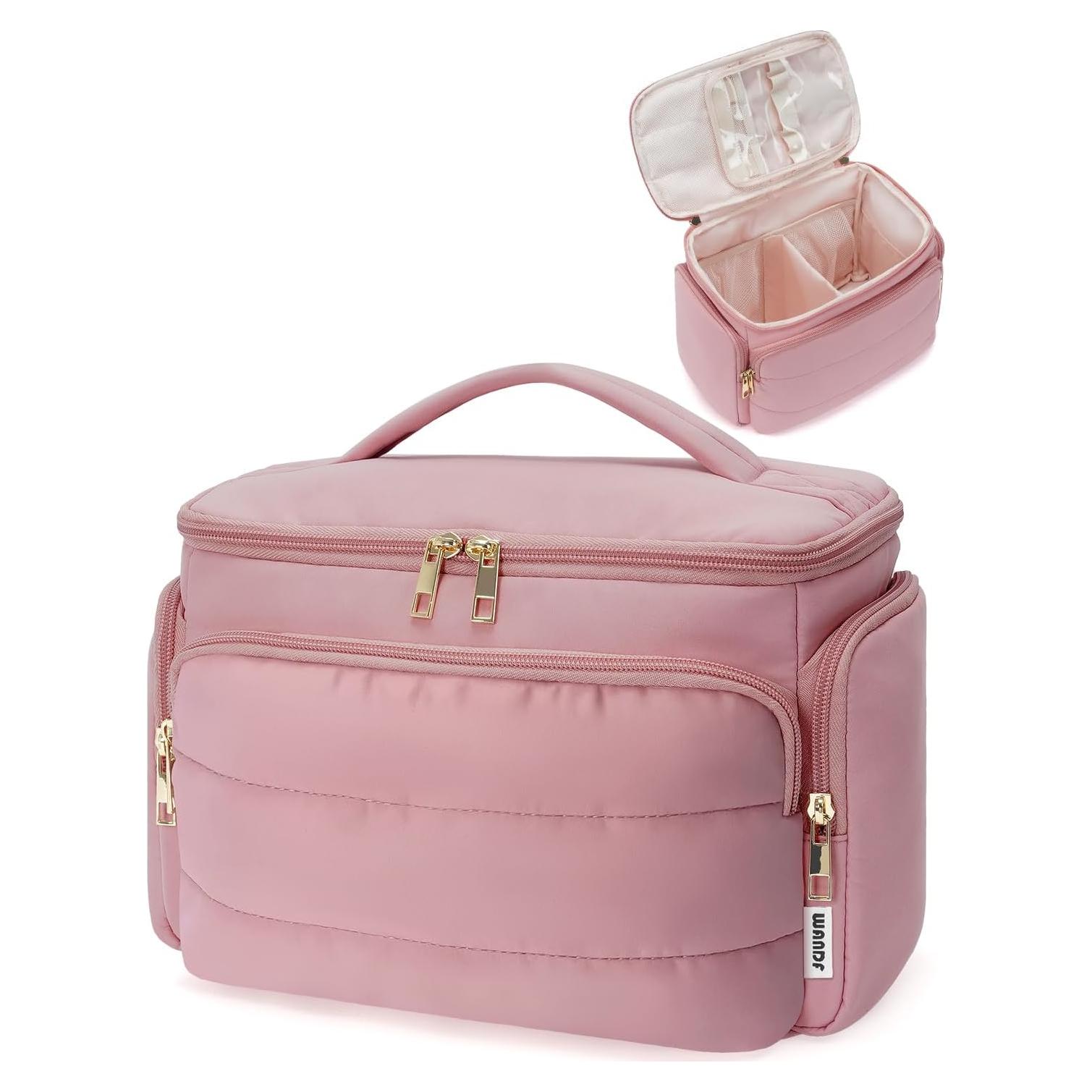 Bolsa de Aseo de Viaje WANDF Rosa Polvoriento 29.9x16.5cm