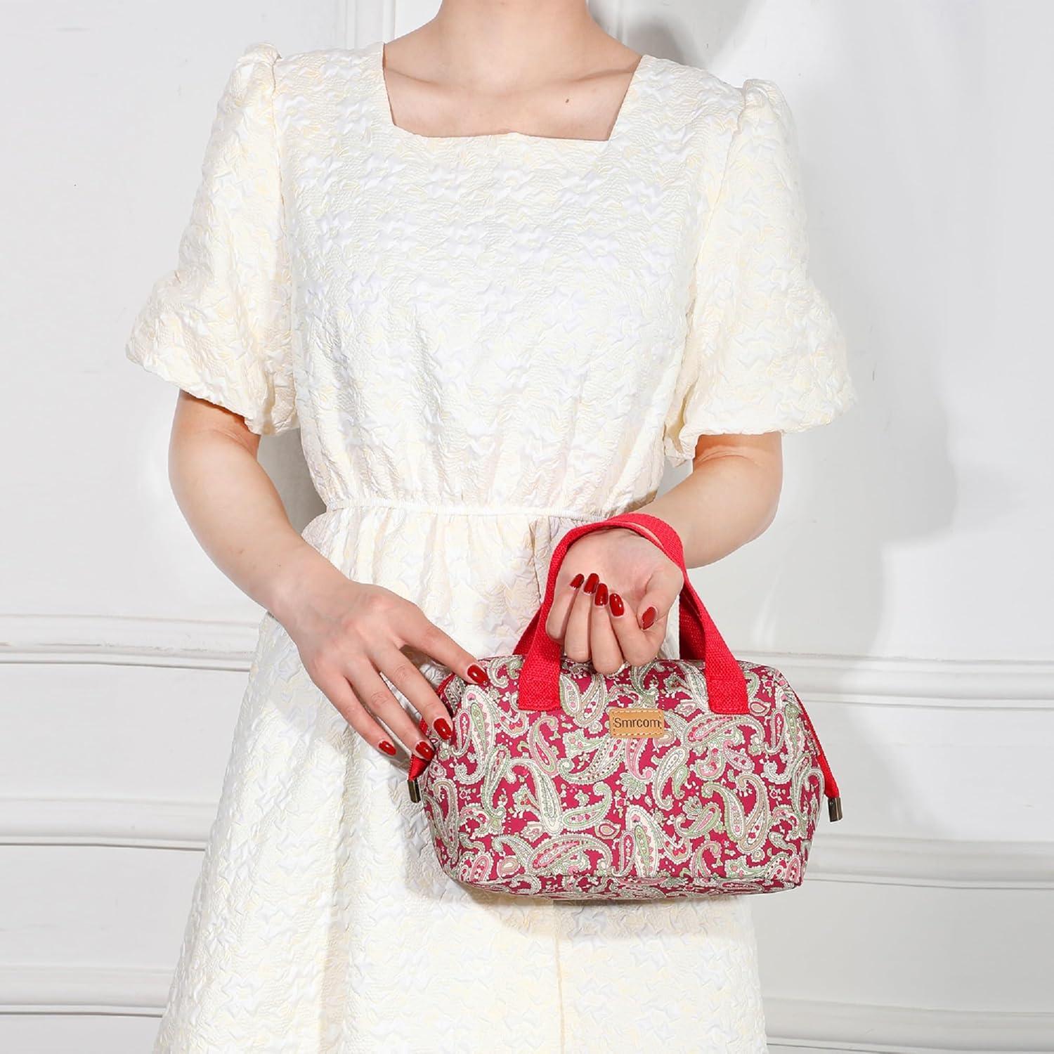 Bolsa de Maquillaje Impermeable Organizador Cosmético Negro