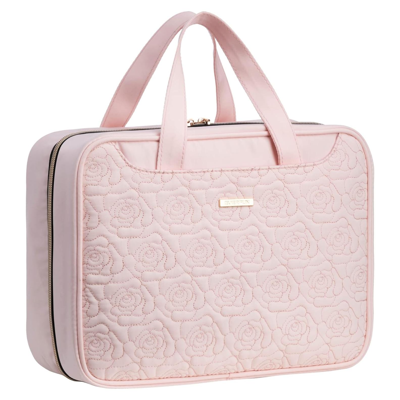 Bolsa de Aseo Colgante Everfun Rosa 30.48x22.86cm para Mujeres