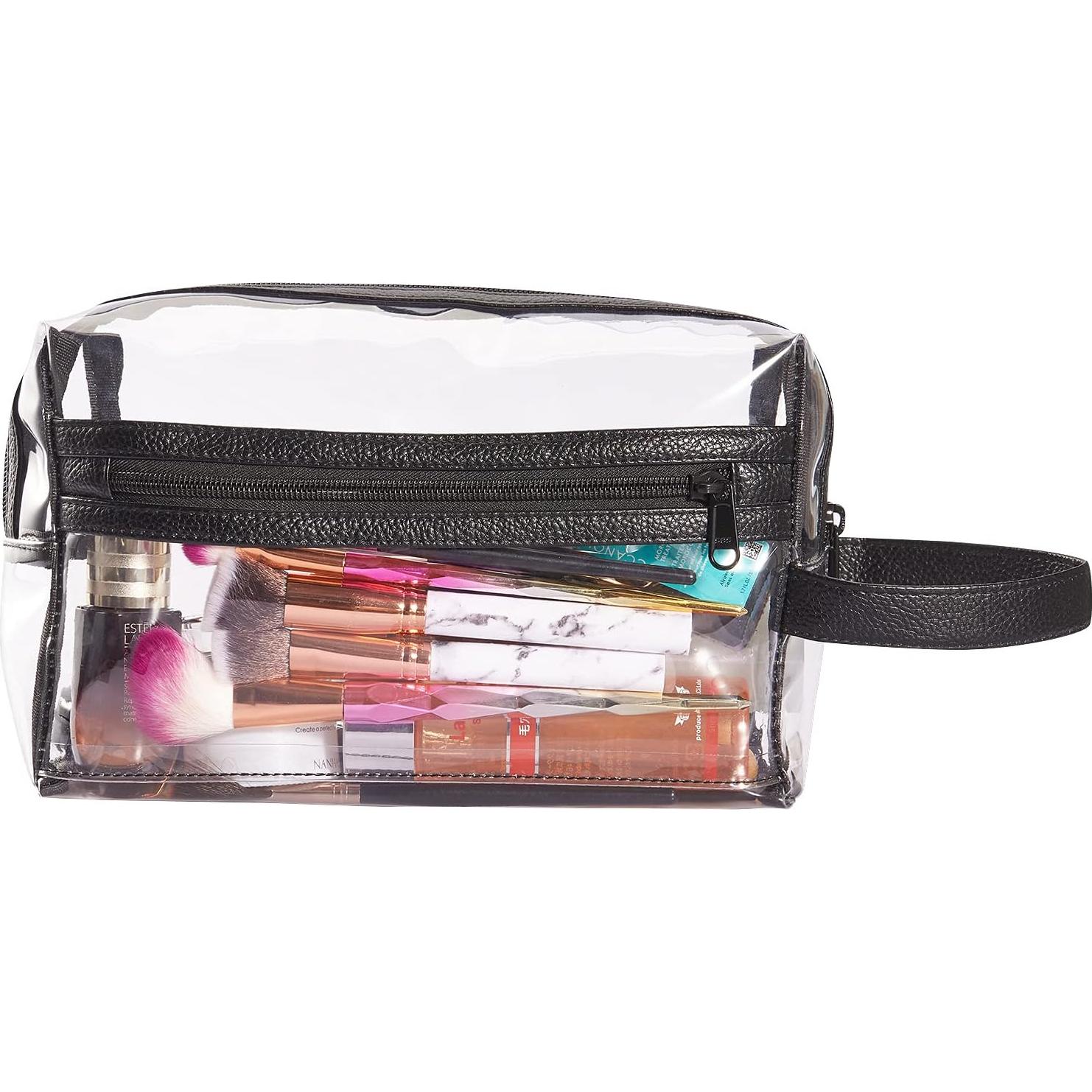 Bolsa de Aseo de Viaje Transparente Haoguagua 26x15x10 cm