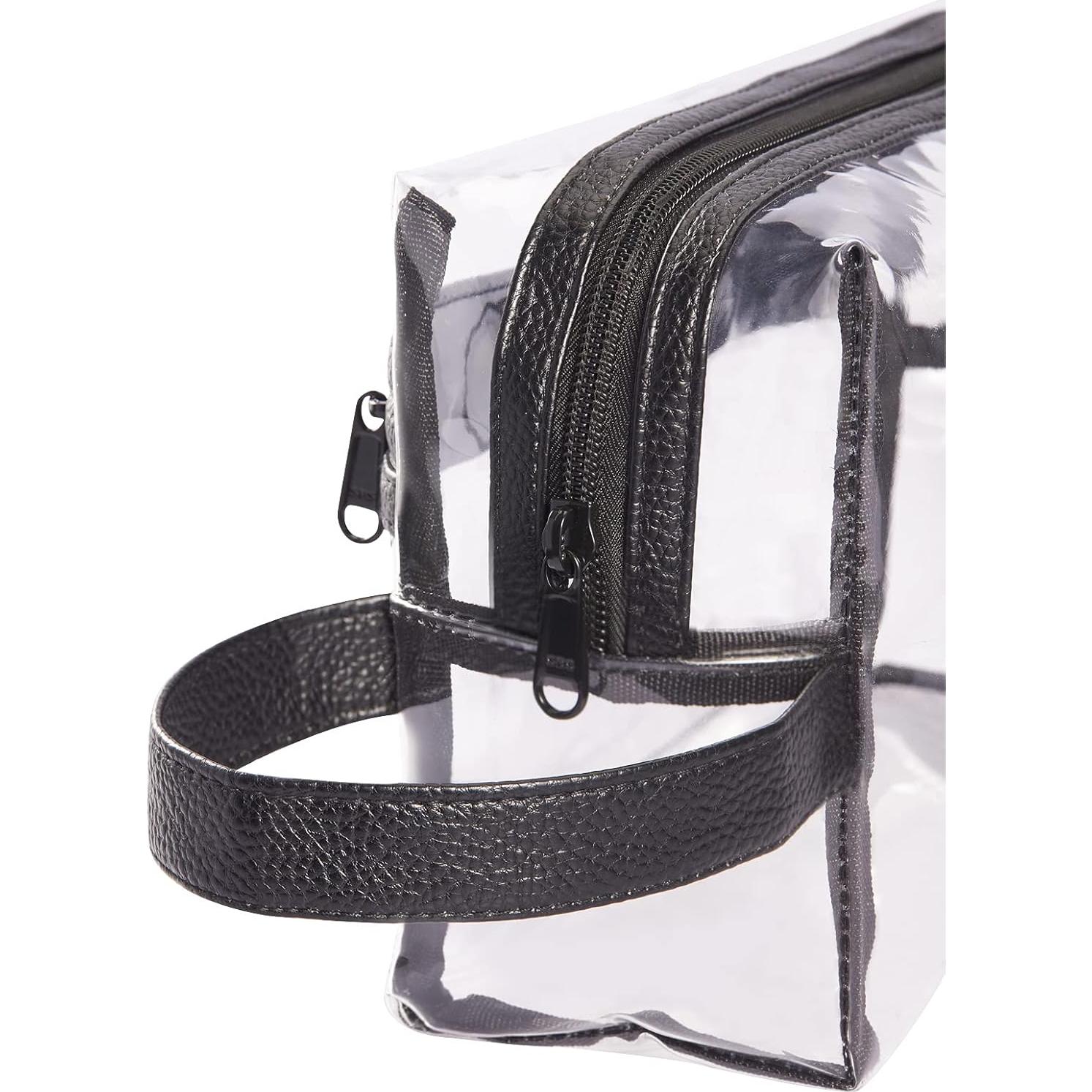 Bolsa de Aseo de Viaje Transparente Haoguagua 26x15x10 cm