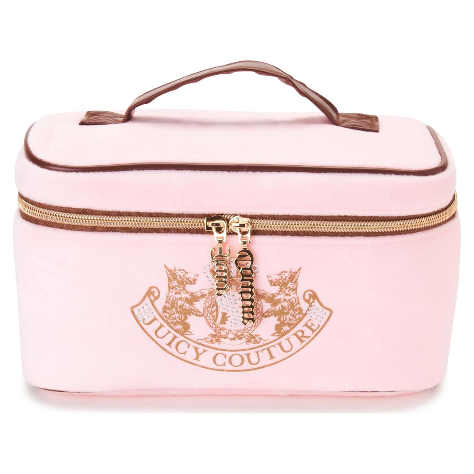 Bolsa de Maquillaje Juicy Couture Rosa Organizador de Viaje 24.1cm