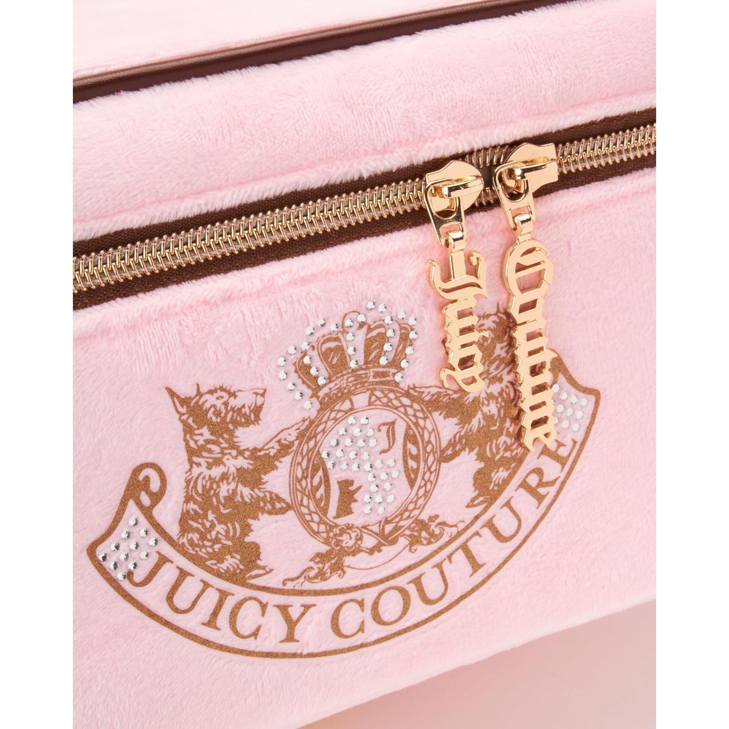 Bolsa de Maquillaje Juicy Couture Rosa Organizador de Viaje 24.1cm