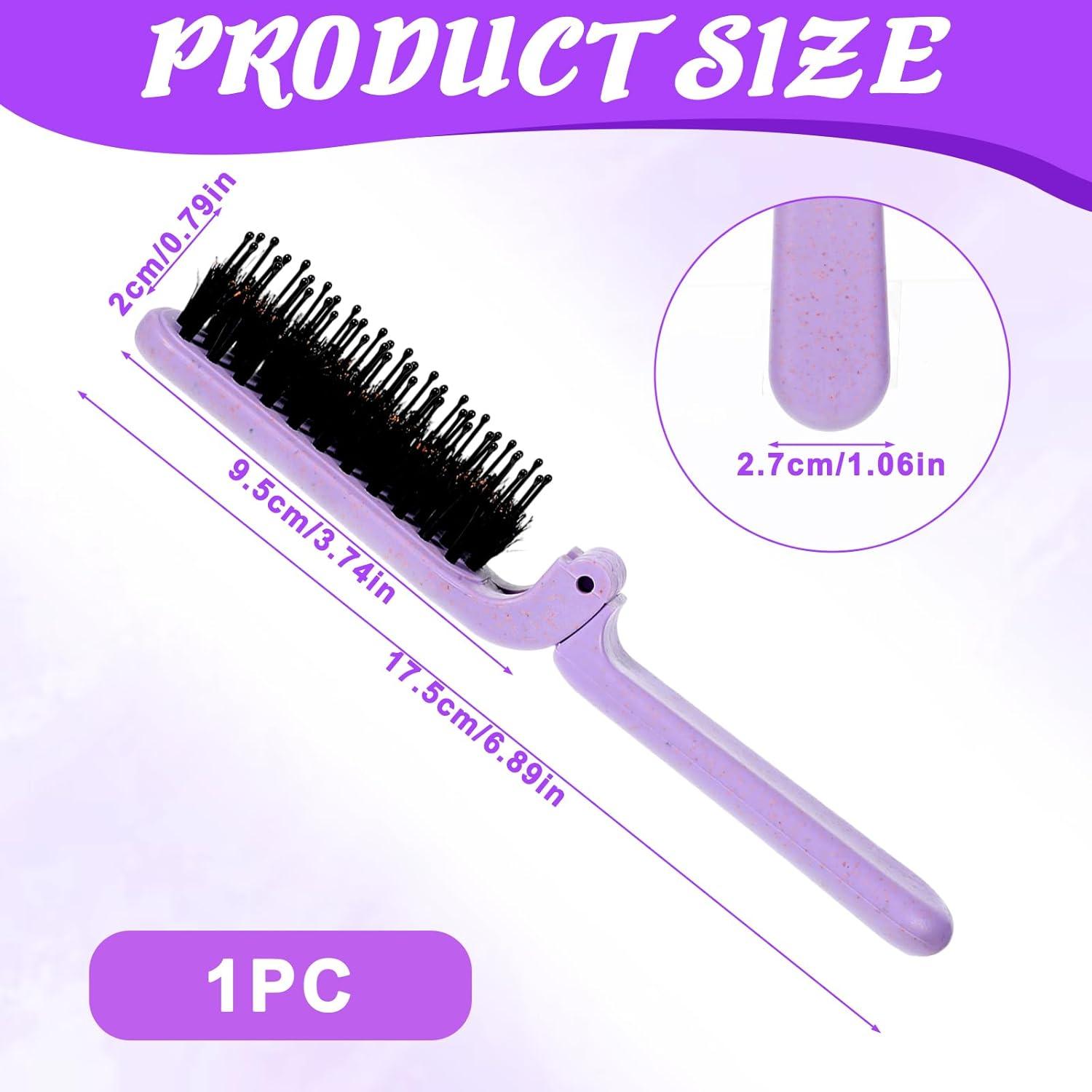 Cepillo de Pelo Plegable Zyghjort con Cerda de Jabalí 17.5 cm