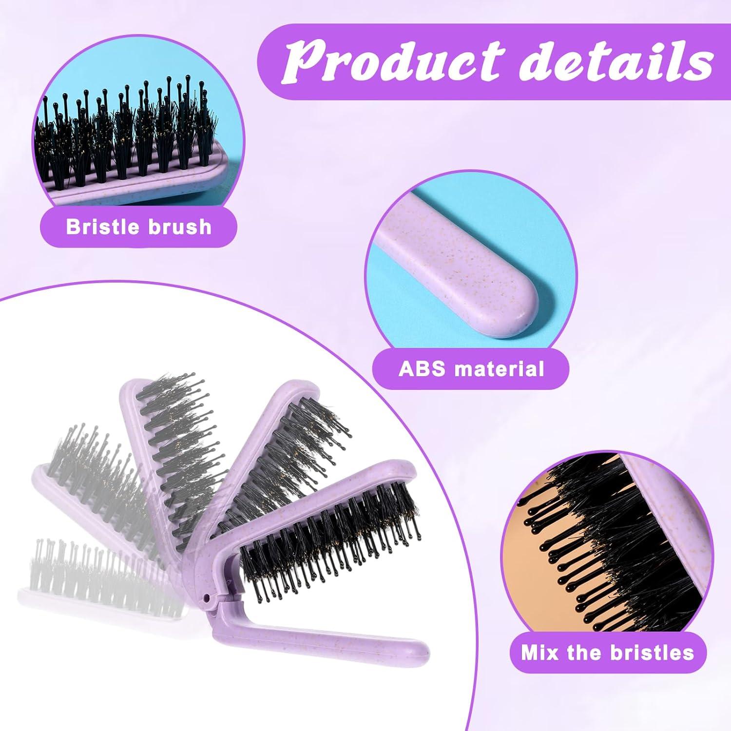 Cepillo de Pelo Plegable Zyghjort con Cerda de Jabalí 17.5 cm