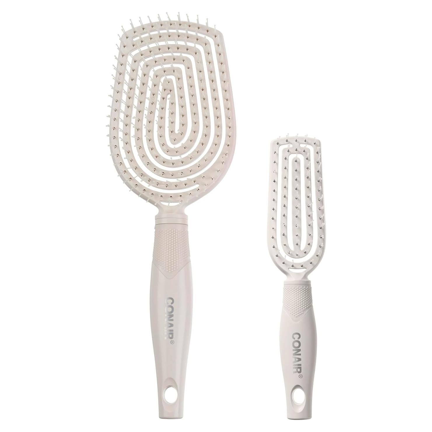 Set de Cepillos Desenredantes Conair 2pk - Masajeador Cuero Cabelludo