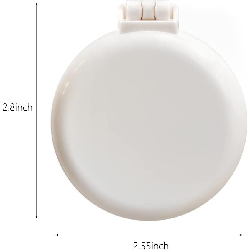 Cepillo de Pelo Plegable con Espejo SportMore Rosa/Blanco