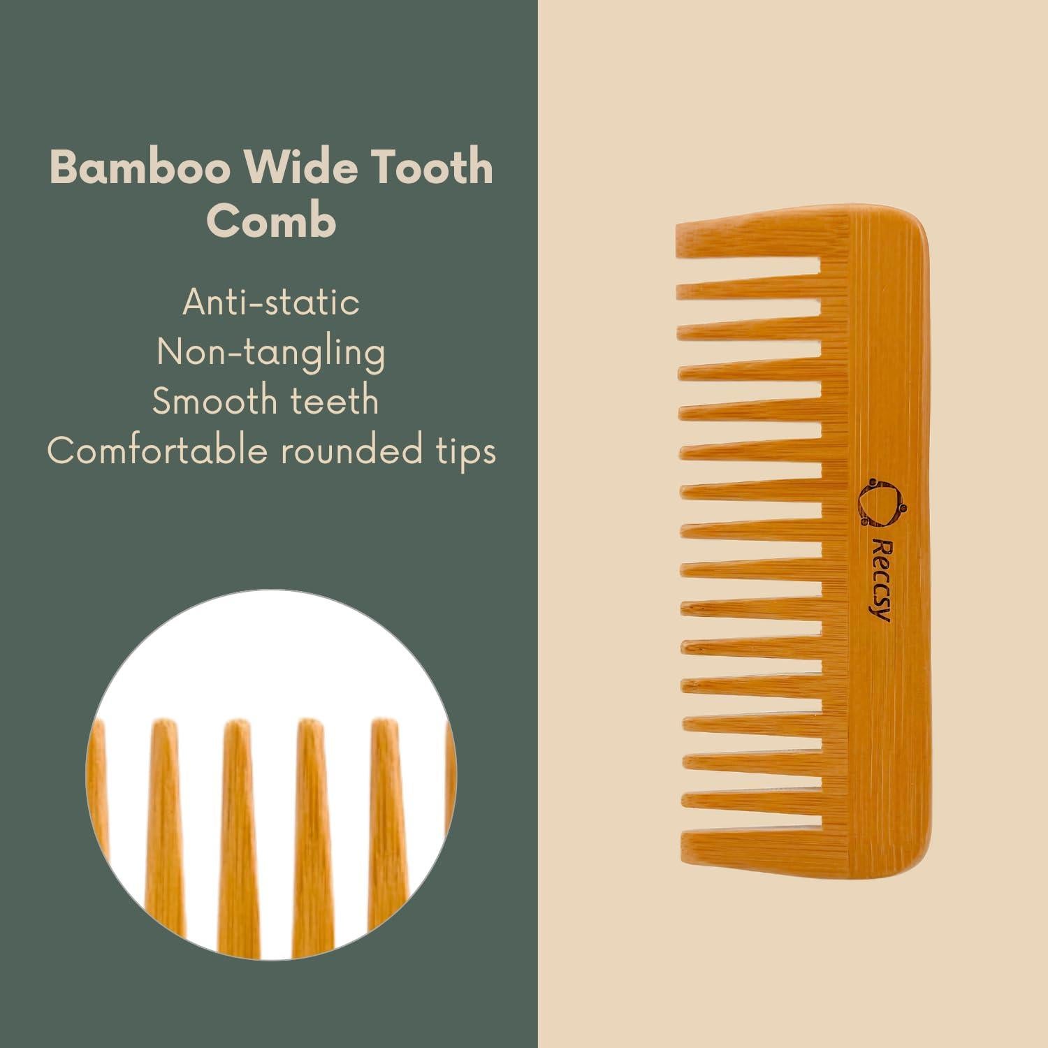 Juego de Cepillos de Cerdas de Jabalí Recurecare - 3 Piezas