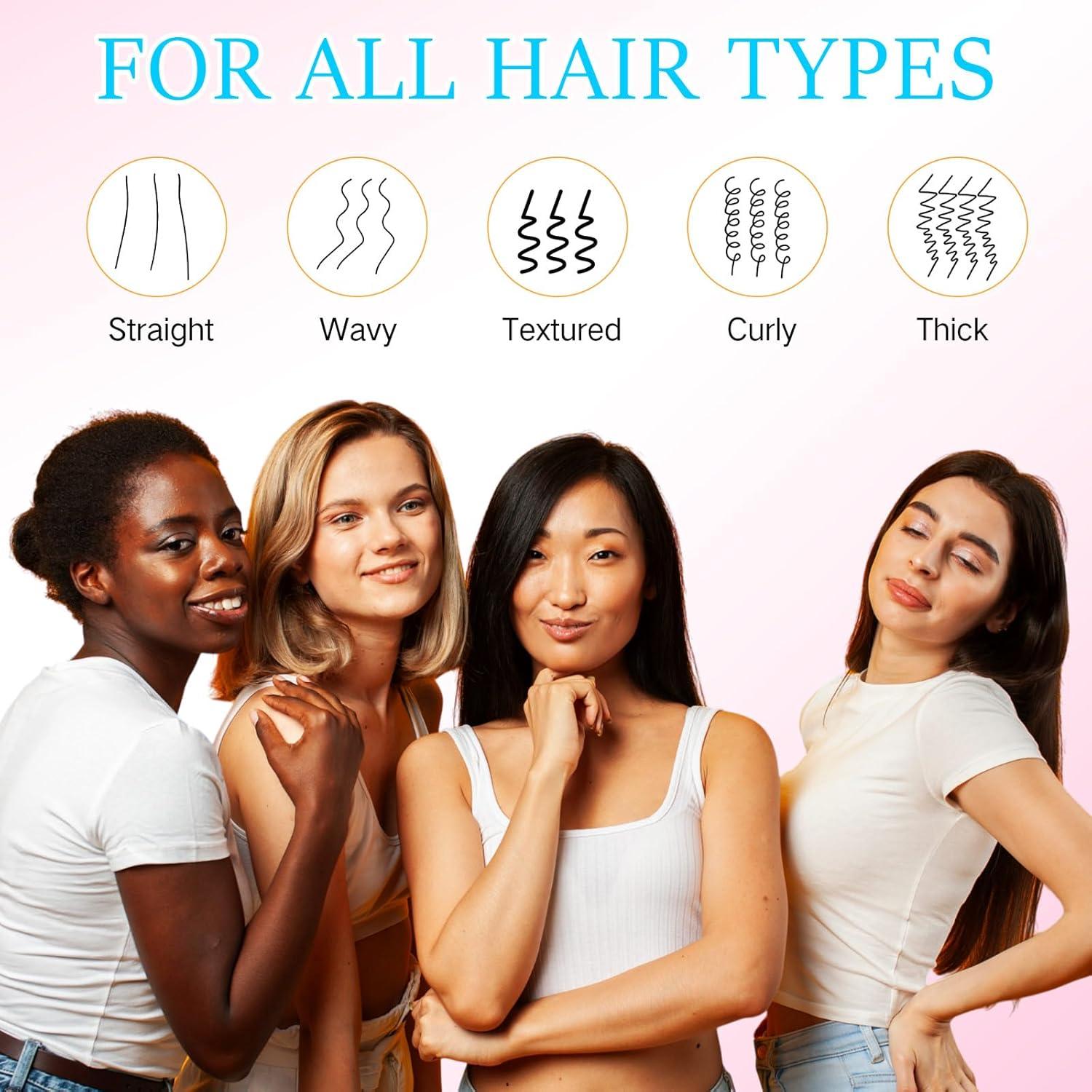 Nuenen 6 Cepillos Desenredantes de Viaje para Cabello