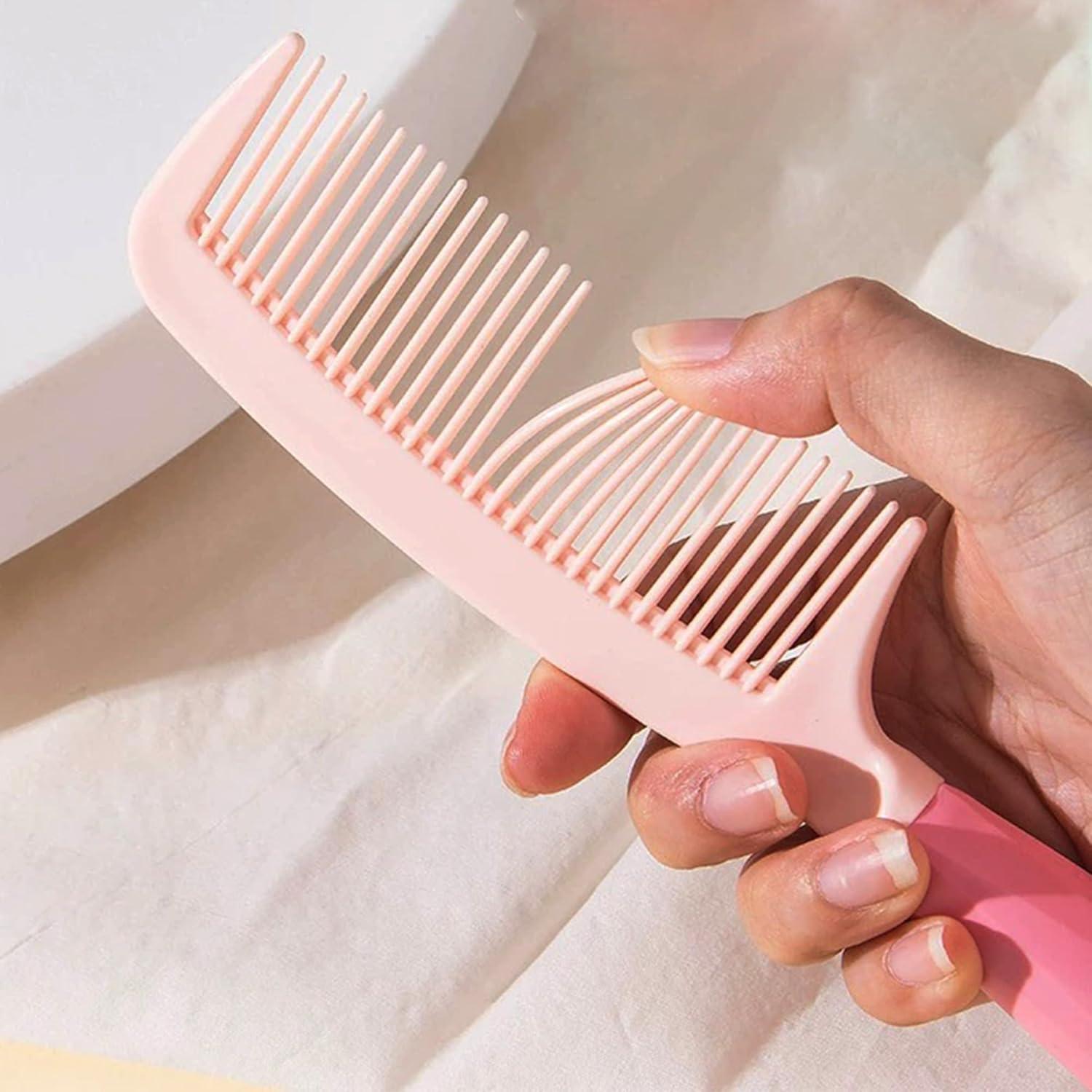 Juego de 4 Cepillos y Peines Lyaiwever para Cabello Rosa