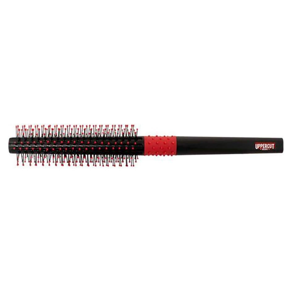 Rodillo Quiff Deluxe Uppercut - Cepillo Antideslizante Negro y Rojo