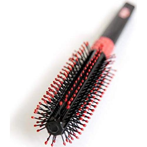 Rodillo Quiff Deluxe Uppercut - Cepillo Antideslizante Negro y Rojo