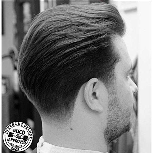 Rodillo Quiff Deluxe Uppercut - Cepillo Antideslizante Negro y Rojo