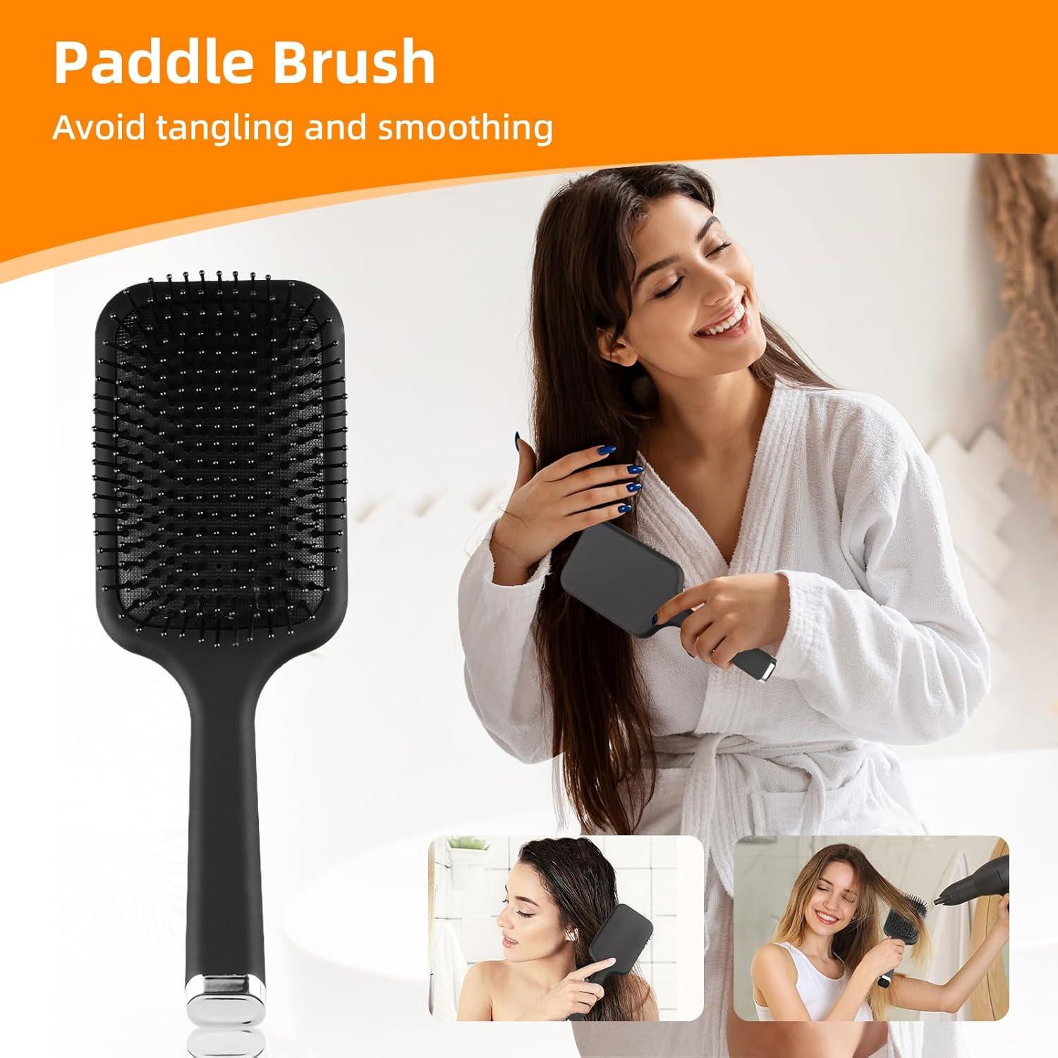 Juego de Cepillos y Peines para el Cabello ZAICENCOCO 4 Piezas