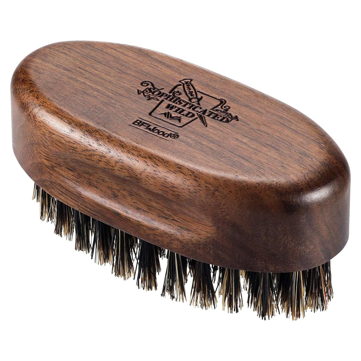 Cepillo de Barba de Viaje BFWood - Cerdas de Jabalí Natural