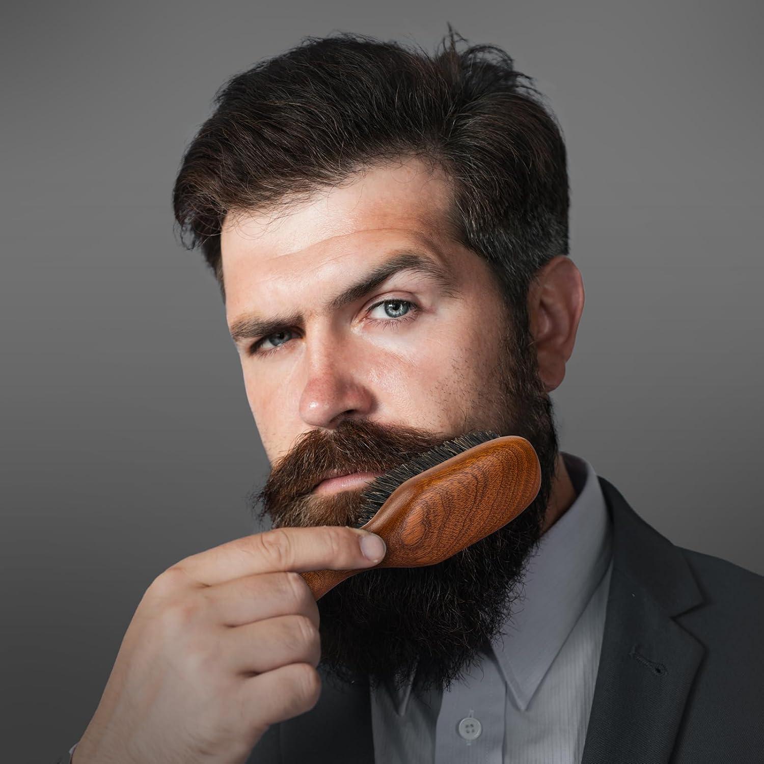 Cepillo de Jabalí RAVEGO para Cabello y Barba - 19.5 cm