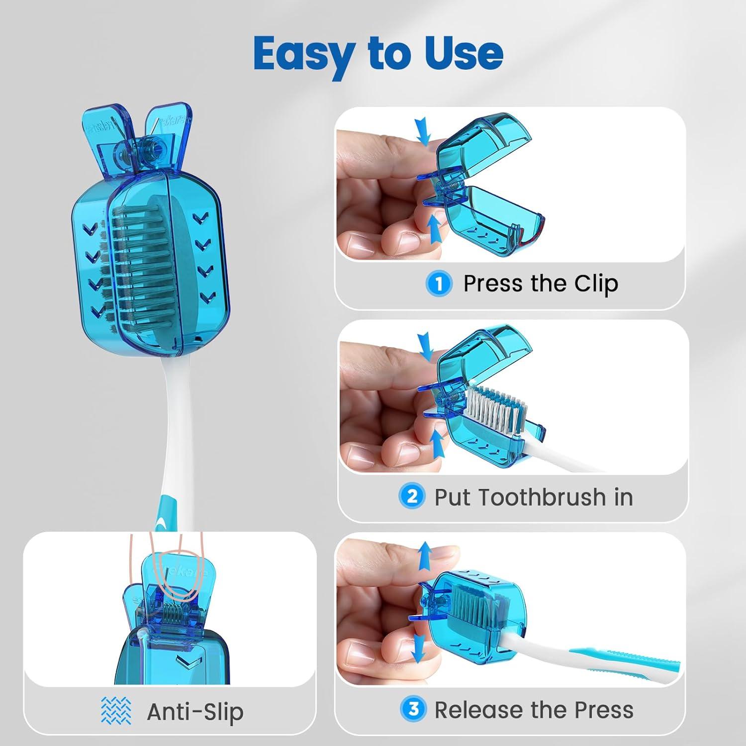 Cubiertas para Cepillos de Dientes Frekare, 6 Piezas, Universal