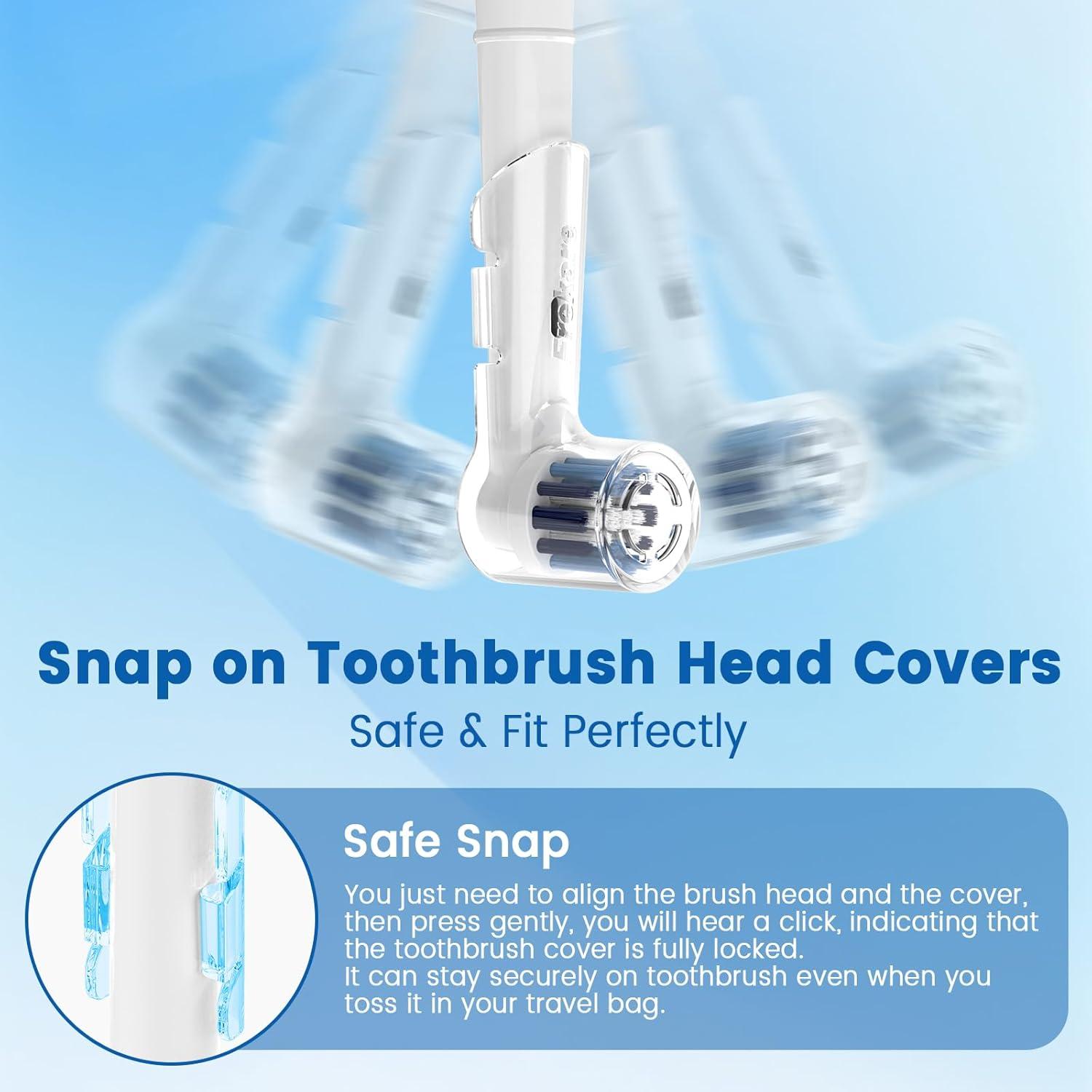 Cubiertas de cepillo de dientes Frekare para Oral B iO, 10 unidades