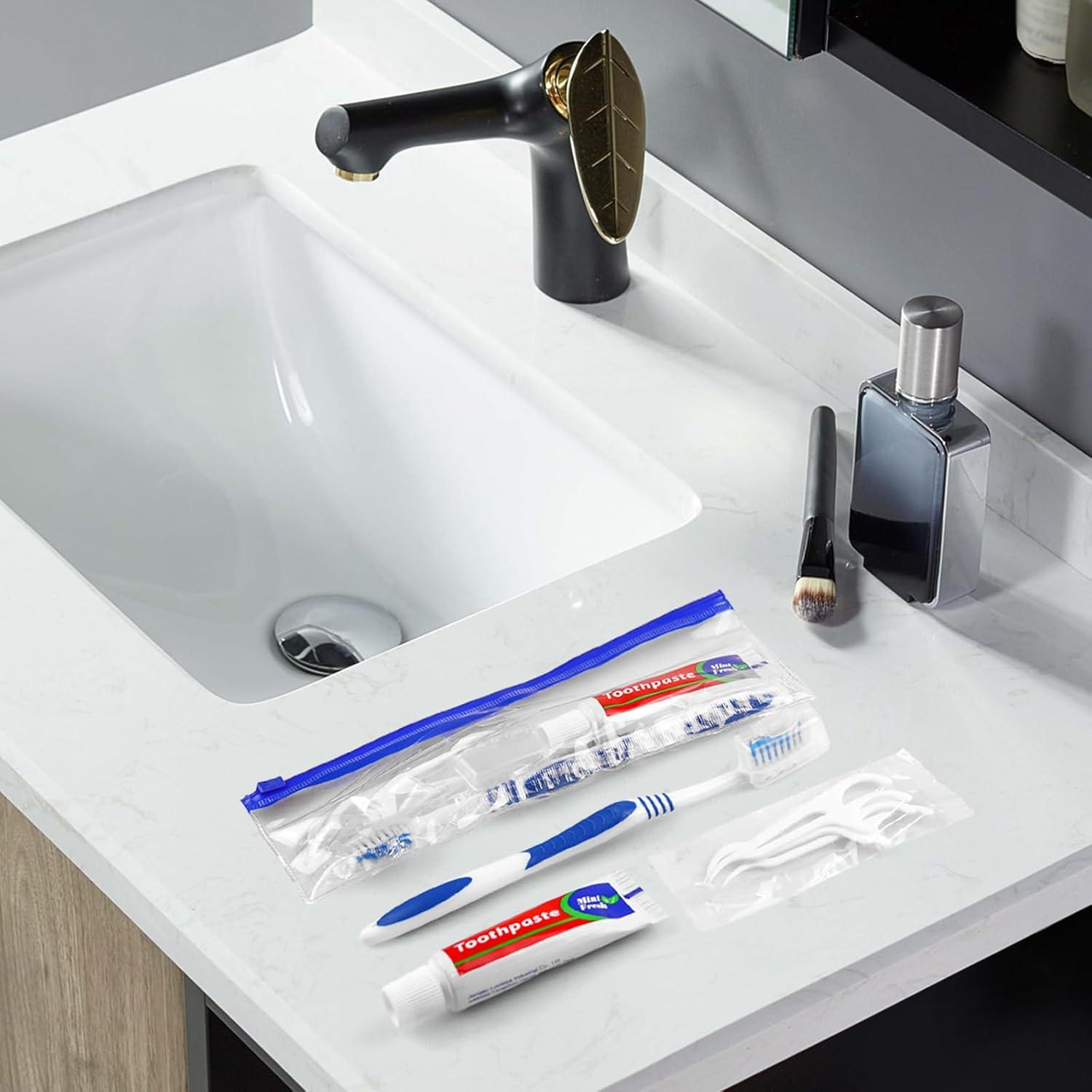 30 Cepillos de Dientes Desechables SLequipo Kit de Viaje 5 en 1