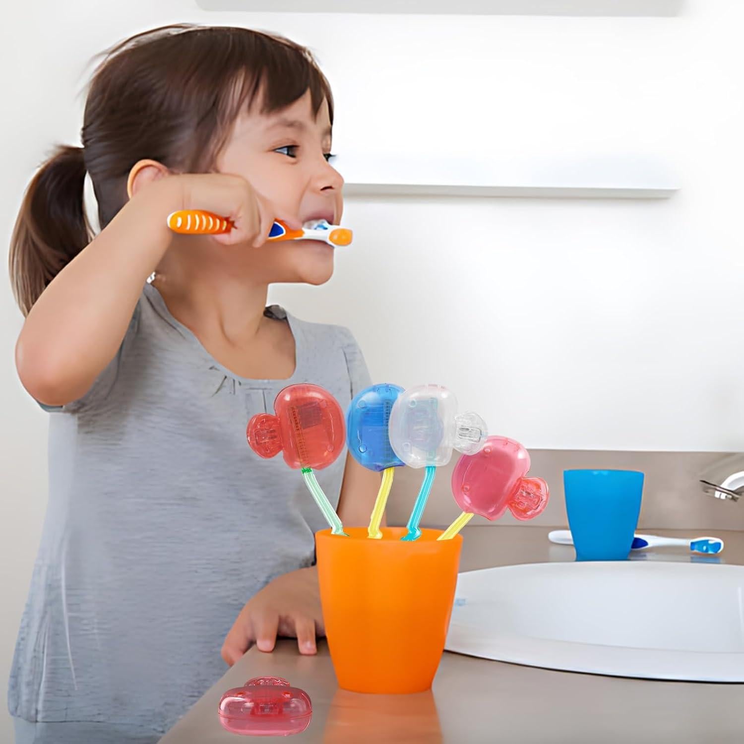 Tapa de Cepillo de Dientes Panthra 8 Pack Multicolor