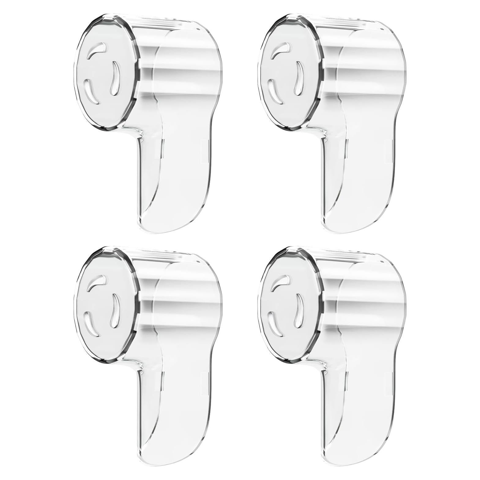 Cubiertas de Cabezal de Cepillo de Dientes iO THISONG - 4 Pcs Transparente