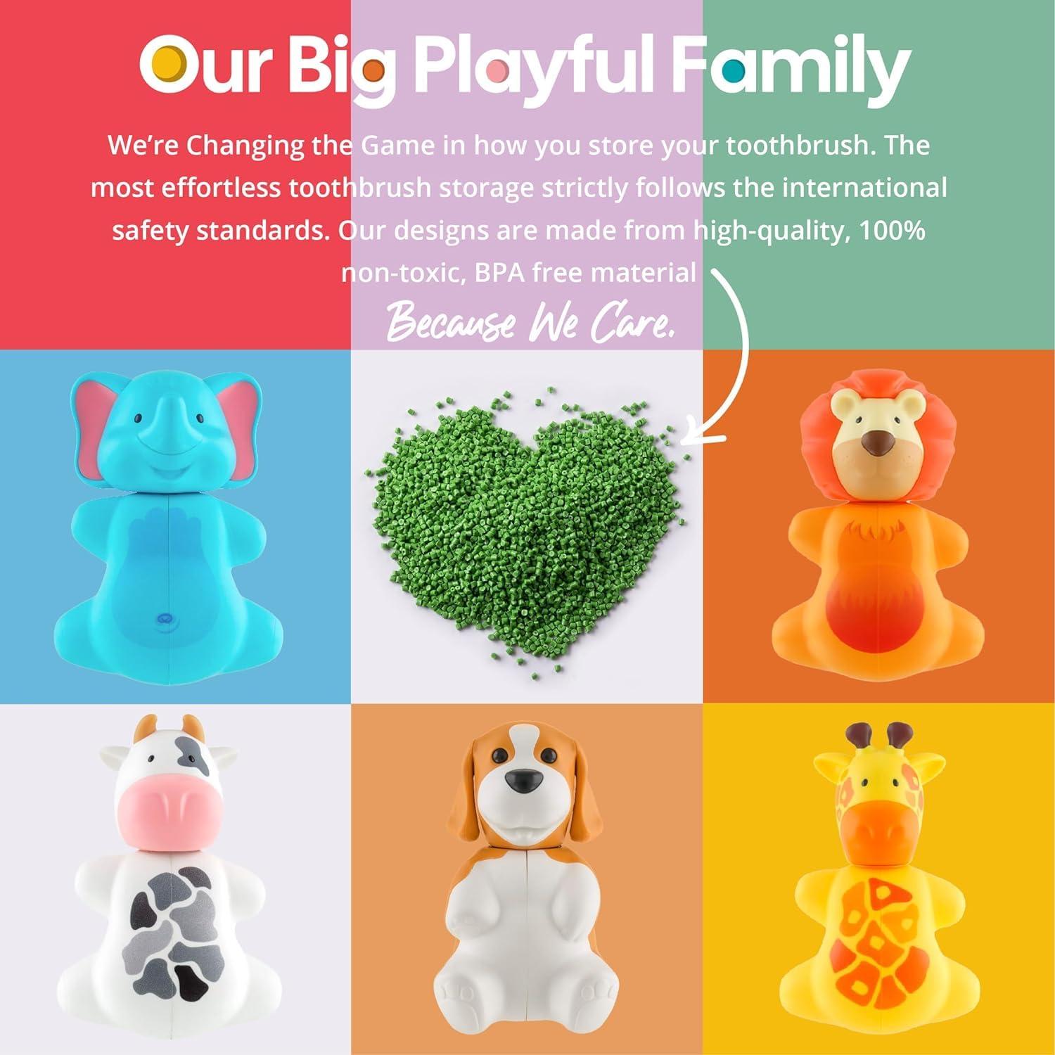 Soporte de Cepillo de Dientes Flipper Panda con Ventosa - Divertido