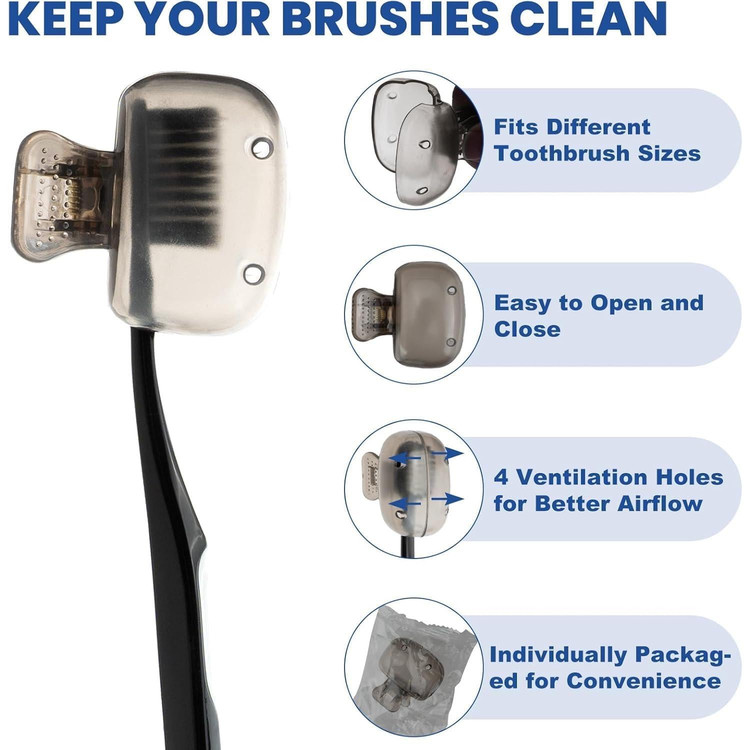 Funda de Cepillo de Dientes Zoyiancy 10 Piezas Colores Variados