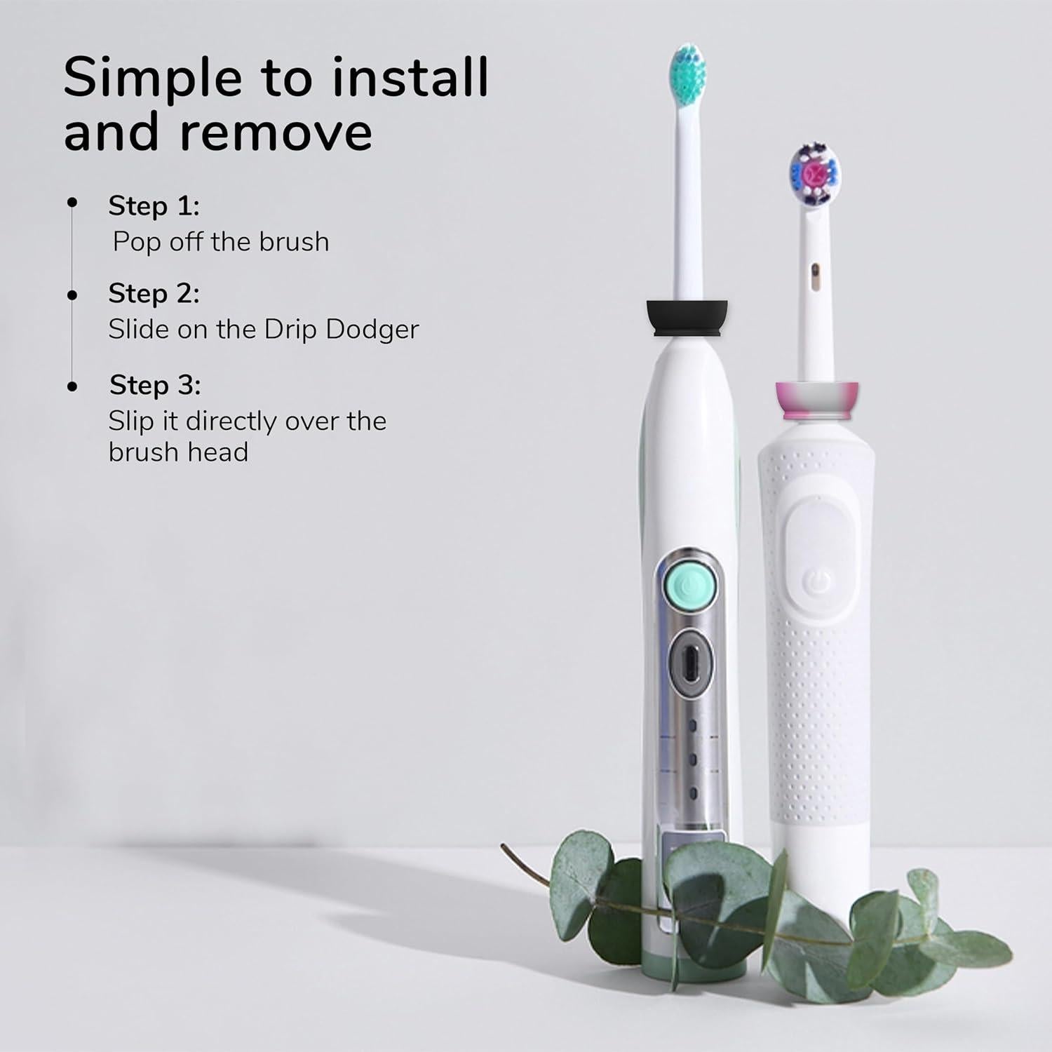 Guardián de Goteo Cepillo Eléctrico Koettco - Paquete de 2