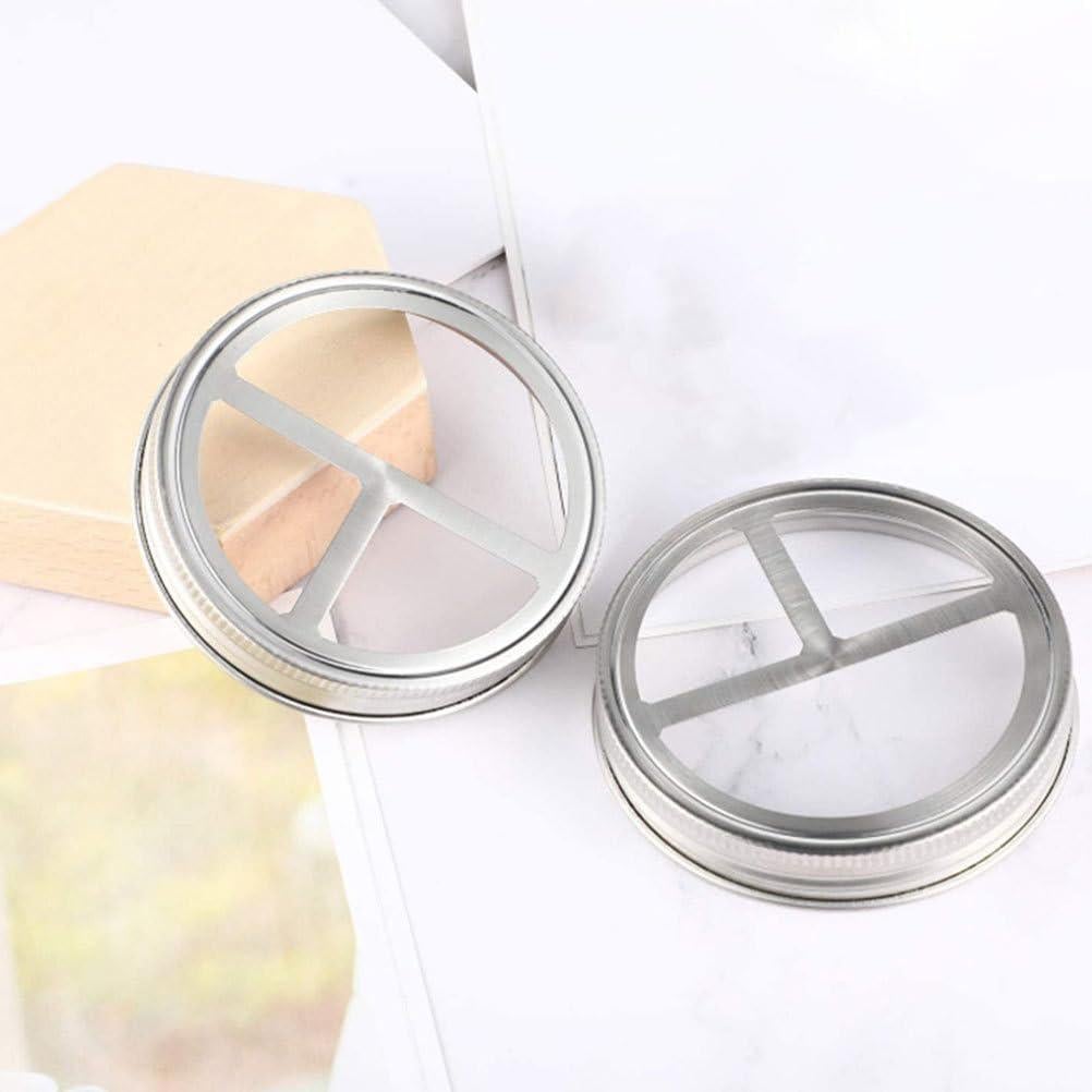 Tapa de frasco para cepillos de dientes SHOWERORO 3 piezas acero inoxidable