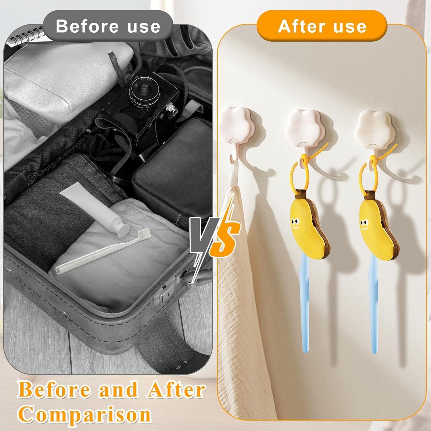 Funda de Cepillo de Dientes Portátil Dayinkes Plátano Amarillo