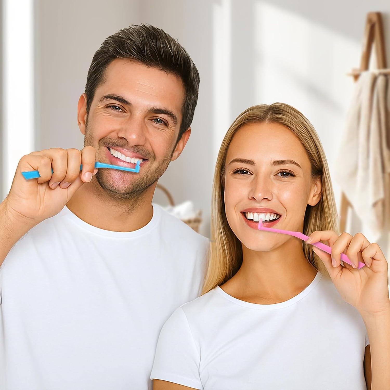 6 Cepillos de Dientes Punta Final QfwdfcTrenz para Ortodoncia