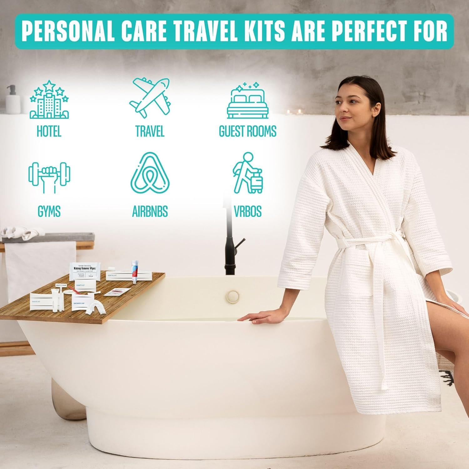 Kit de Artículos de Tocador Mini World Amenities - Viaje