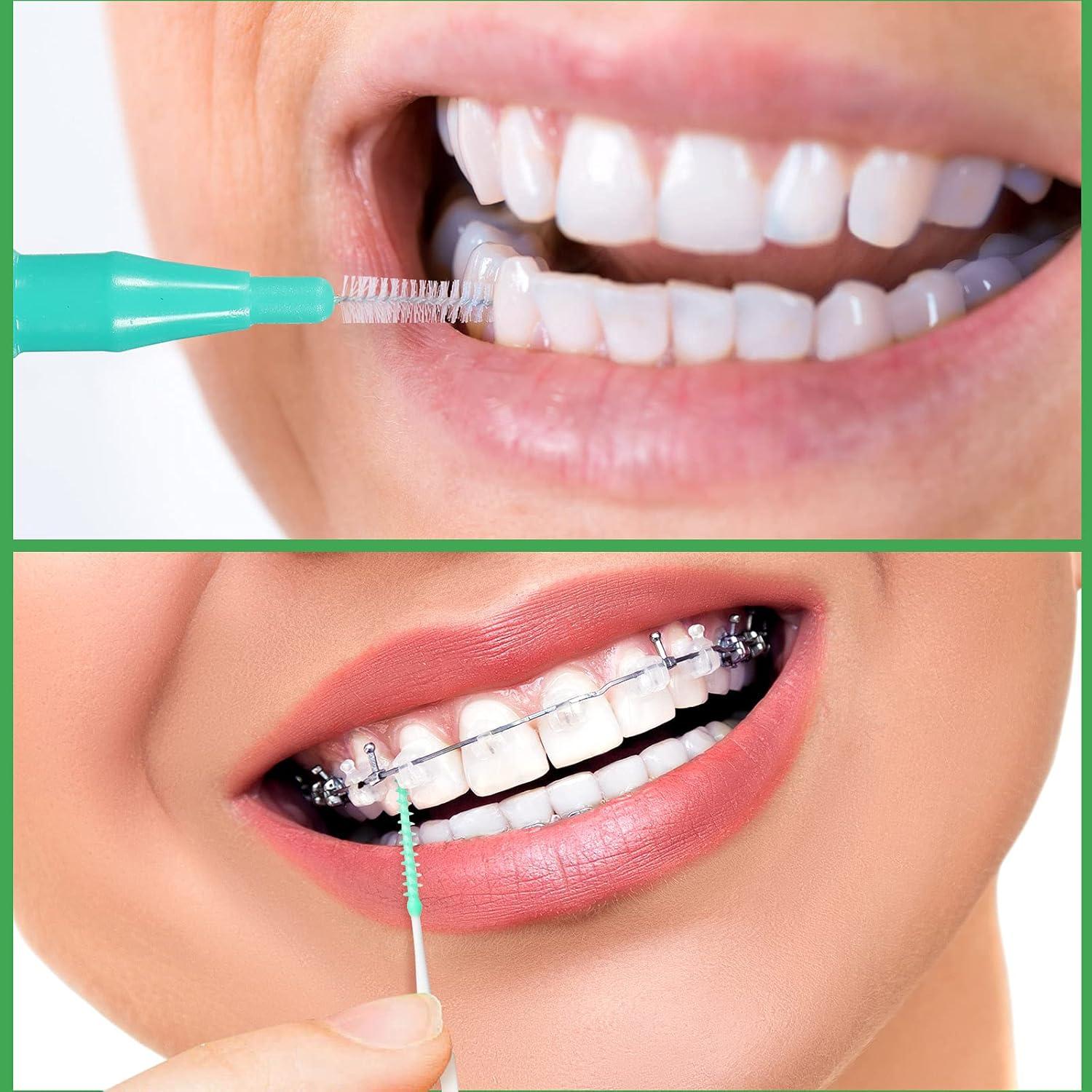 350 Piezas Cepillos Interdentales Patelai Hilo Dental Color Mezclado