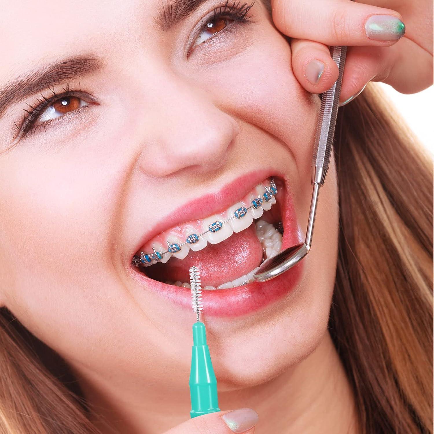 350 Piezas Cepillos Interdentales Patelai Hilo Dental Color Mezclado