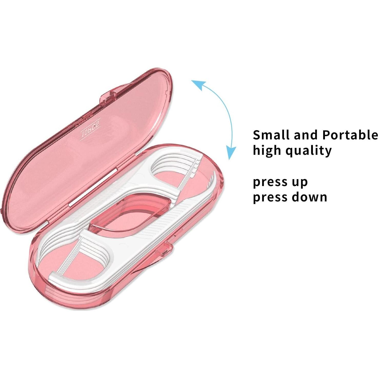 Palillos de Hilo Dental LIAMOSS 520 Unidades con Dispensador