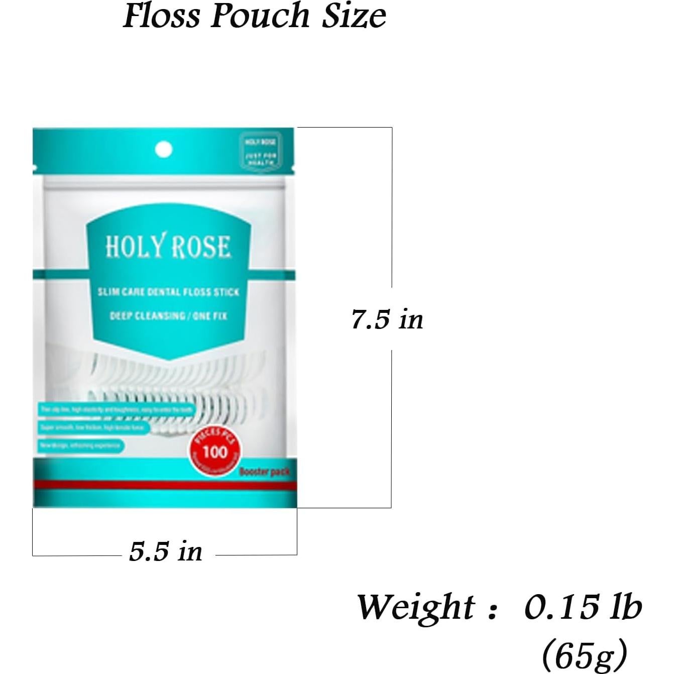 Palillos de Hilo Dental Holy Rose - 300 Unidades, Viaje y Hogar